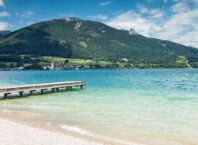 Jezero Wolfgangsee v rakousku